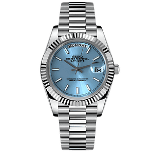Seikojust Day Date - Ice Blue