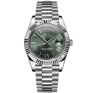 Seikojust Day Date - Mint Green