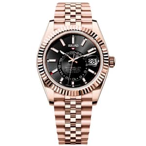 Seikojust Sky Dweller - Rose Gold and Abyss Black